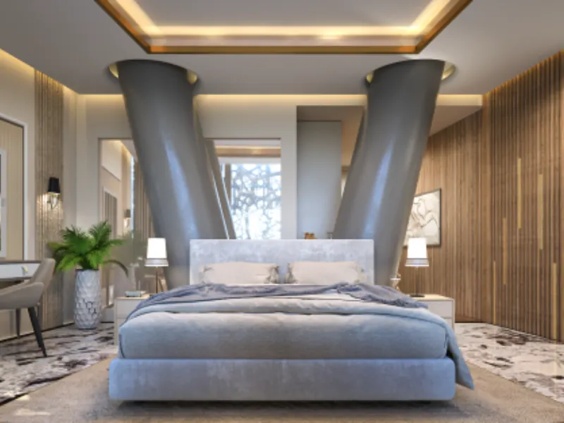 West Bay Luxury Apartment interior design